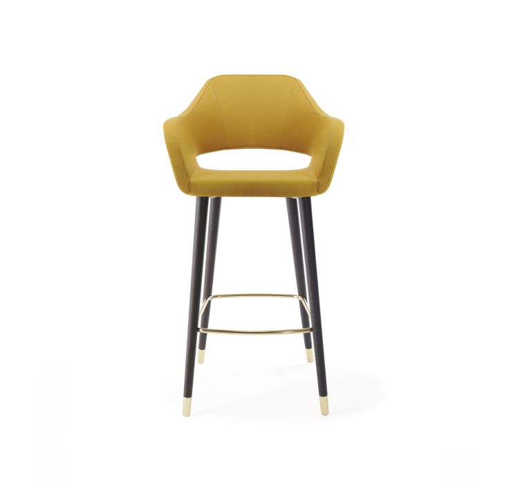 Барне крісло Club 2484 Mustard Yellow / Black (2484.326SG FNR008)2